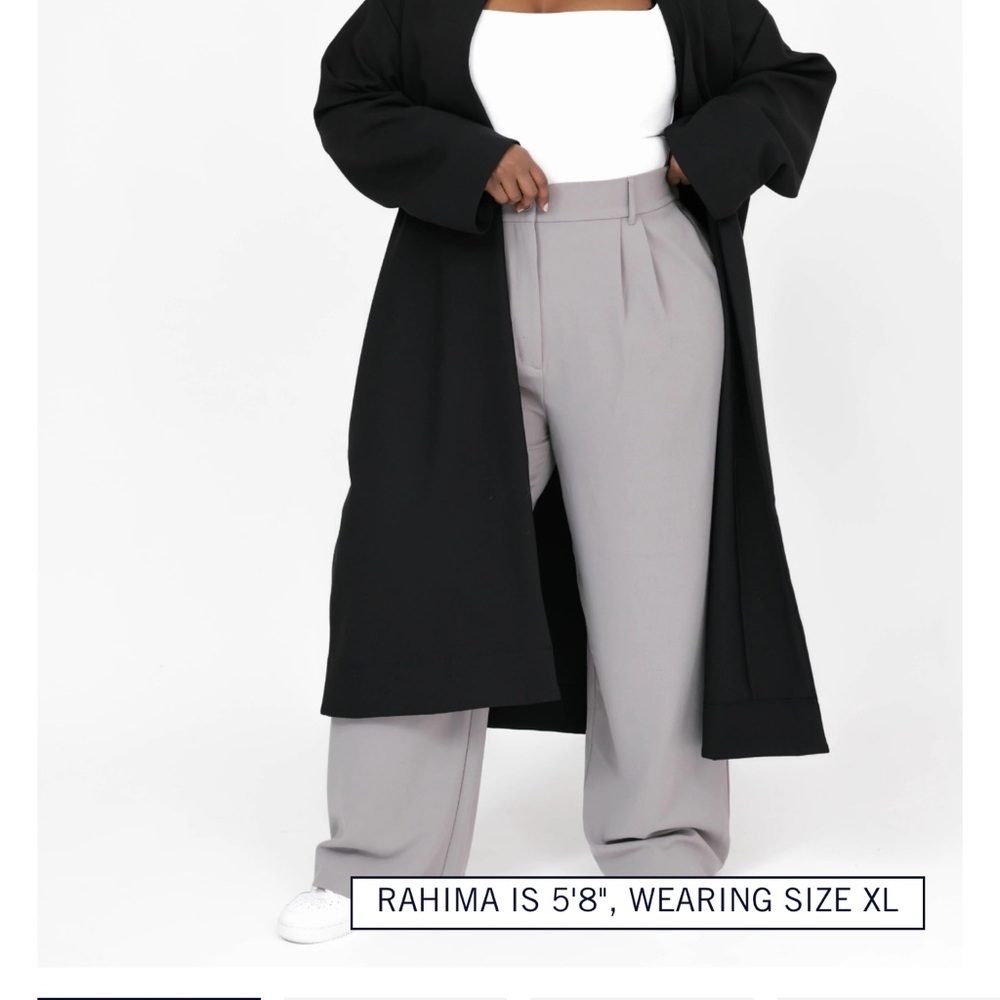 Smash + Tess Hudson wide leg pant in Driftwood Grey